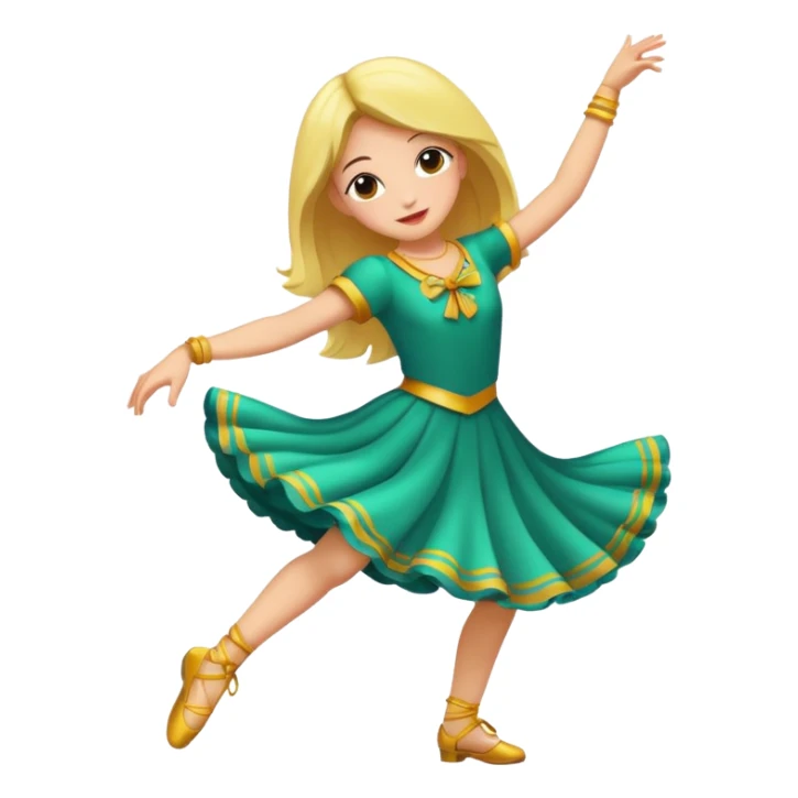 A girl dancing in lush life sticker
