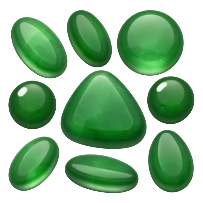 Highly high quality, smooth, clean lines, no emoji icons, highly detailed, ultra realistic, 3D rendering, isolated, nephrite sticker