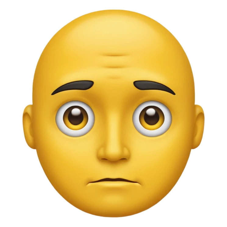 Make me a traditional side eye emoji like wither the yellow face sticker