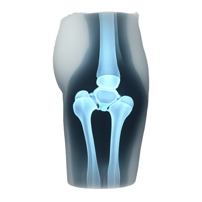 xray of the knee sticker