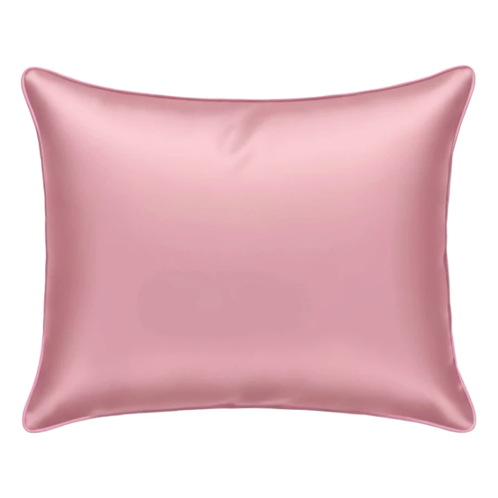 Soft pink silk pile of pillows sticker