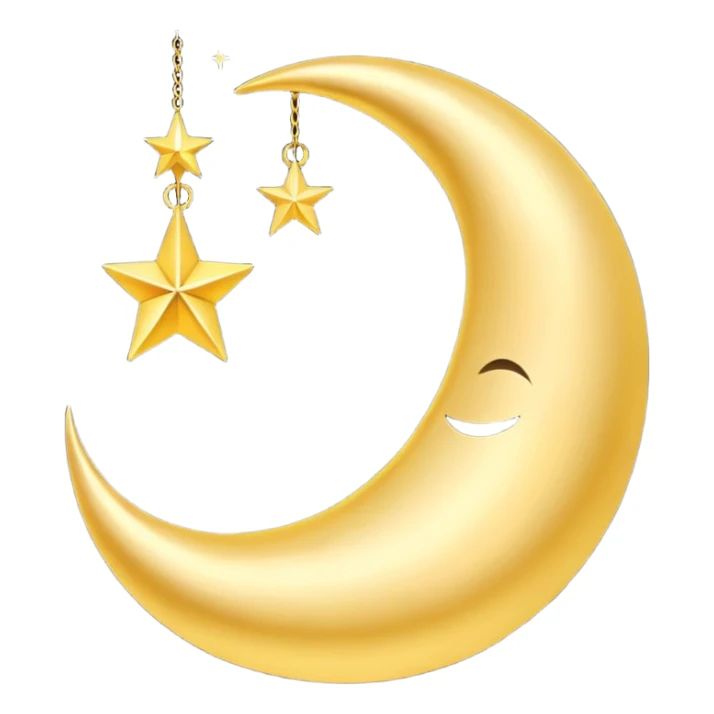 Croissant de lune musulman sticker