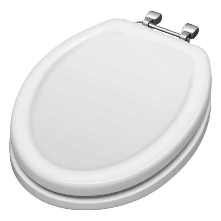 Toilet seat cover sticker