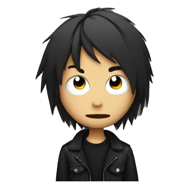 Emo face  sticker