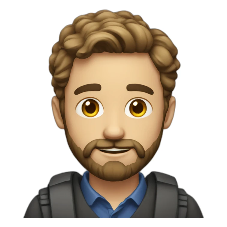 30 year old English teacher man bearded from Spain sticker