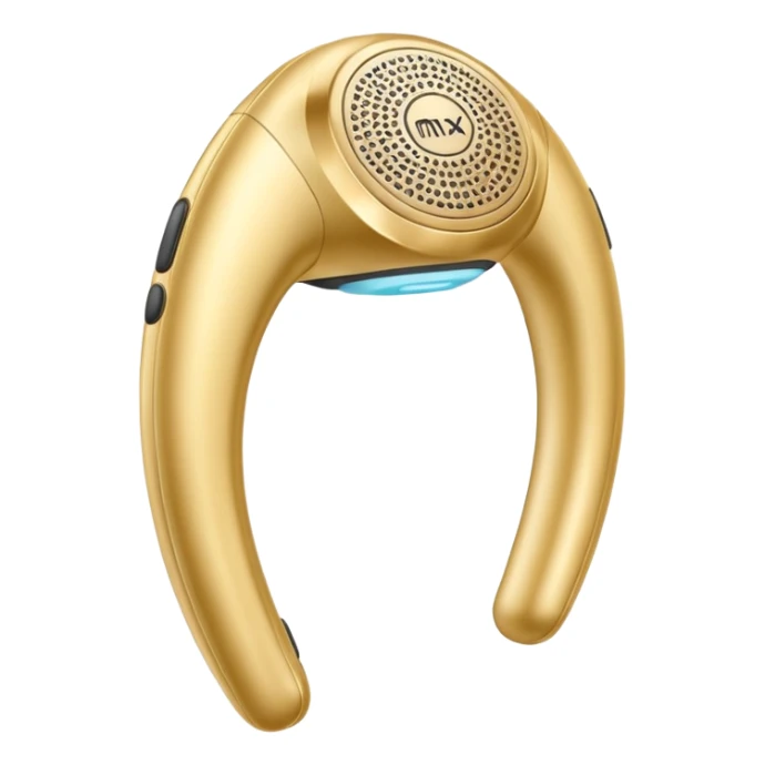 Gold icon of Max massager sticker