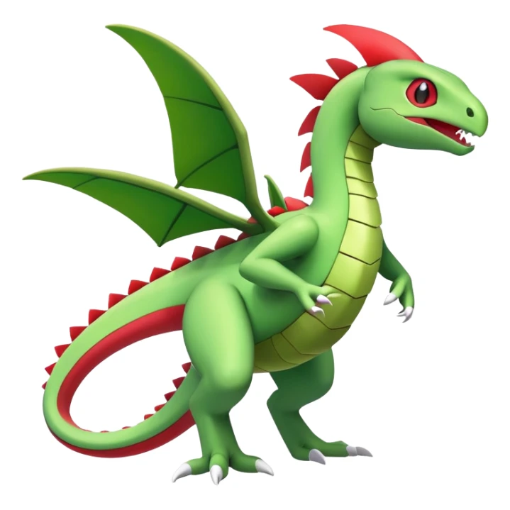 Meganium-Flygon-Amaura-fakemon (full body) sticker