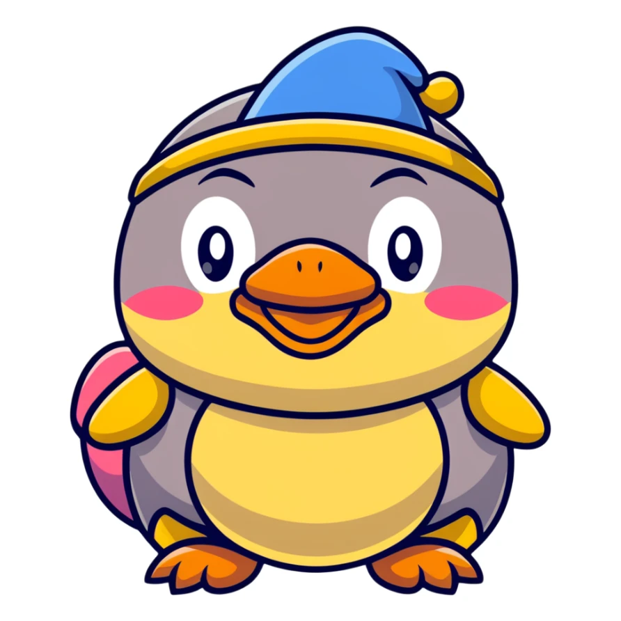 King Dedede drooling with big eyes and tongue out sticker