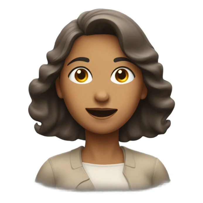 woman rising  sticker