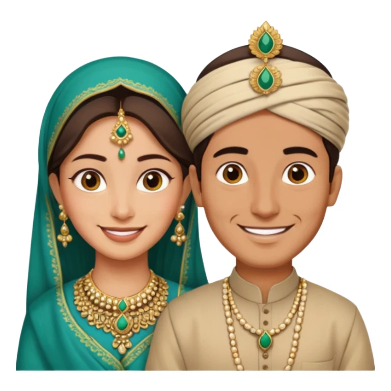 pakistani dancing man and woman modest sticker