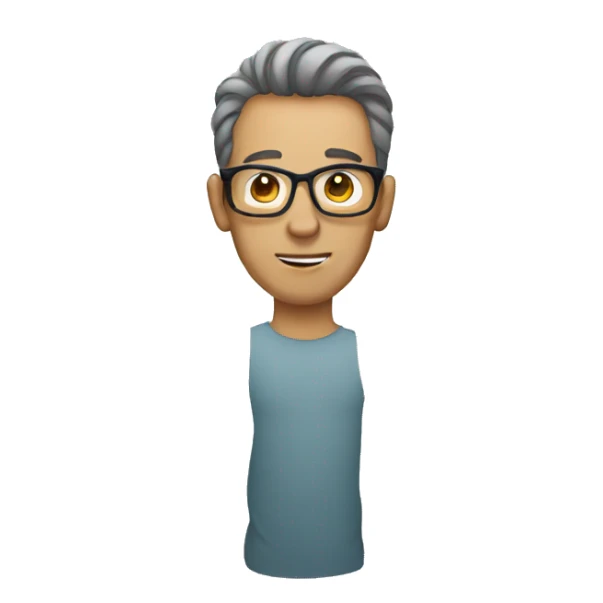 men in glass sticker