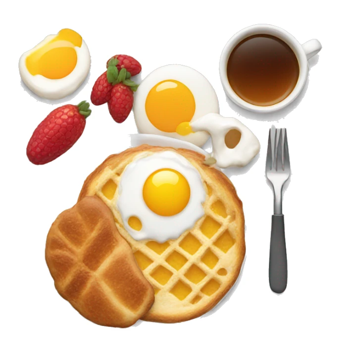 Breakfast sticker