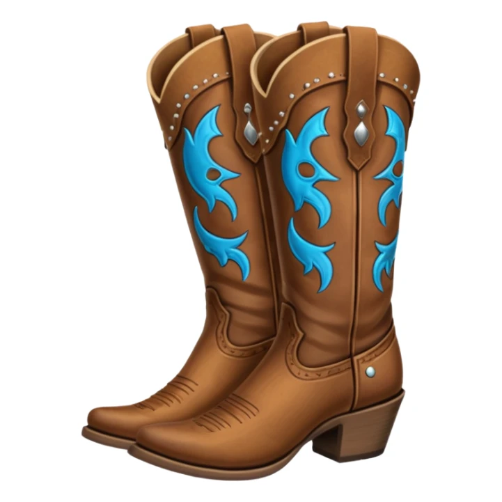 cowgirl boots asthetic sticker
