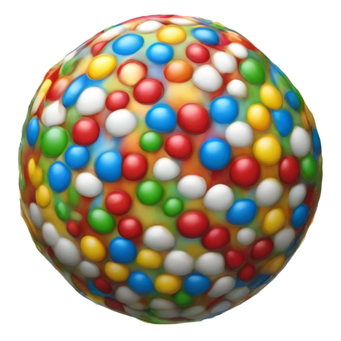 Person as a chewy jawbreaker sticker