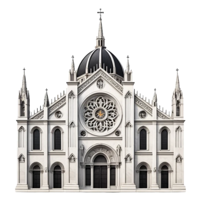 chiesa del duomo di Milano sticker