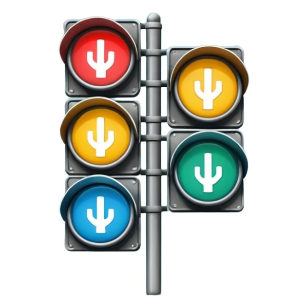 mac os icon rotation retro street signal rotating inversion sticker