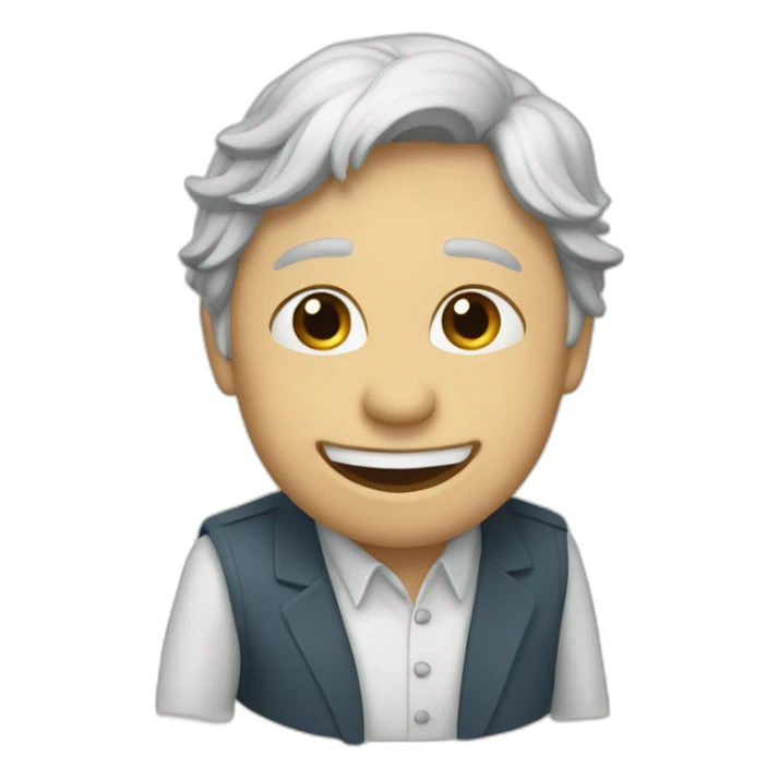 Un cœur joyeux sticker