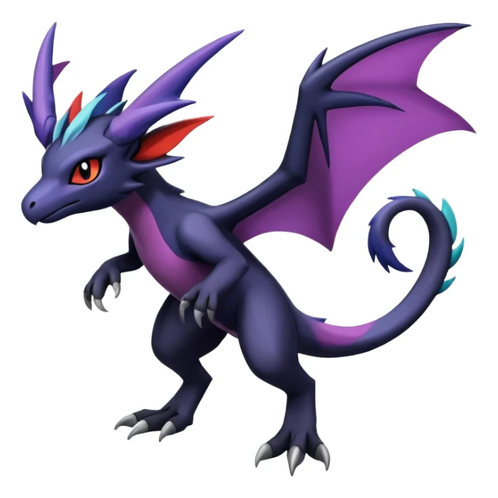 Salandit-Absol-Noibat-Noivern-Hybrid (Full body) sticker