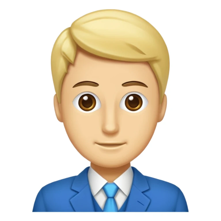 yakışıklı altın saçlı mavi gözlü damat yap sticker