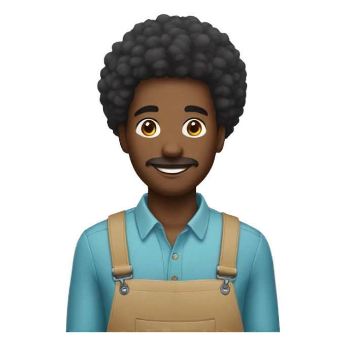 vendeur afro en quincaillerie sticker