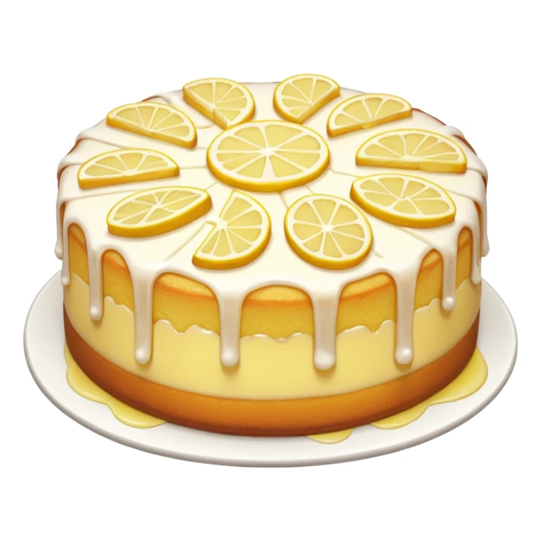 Lemon drizzle sticker