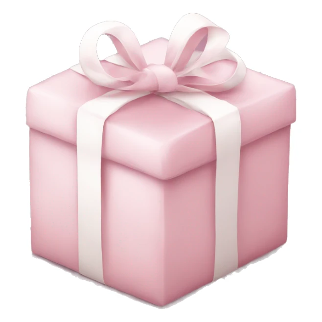 Light pink Christmas gifts under a white Christmas tree  sticker