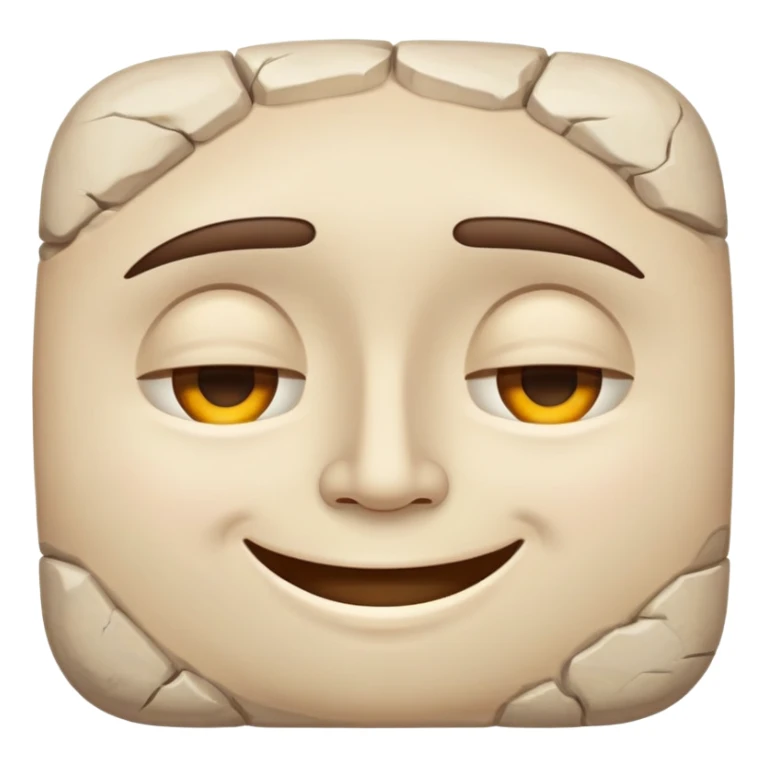 A smiling face with half-closed eyes, dilated pupils, and a relaxed grin - looking very stoned and high sticker