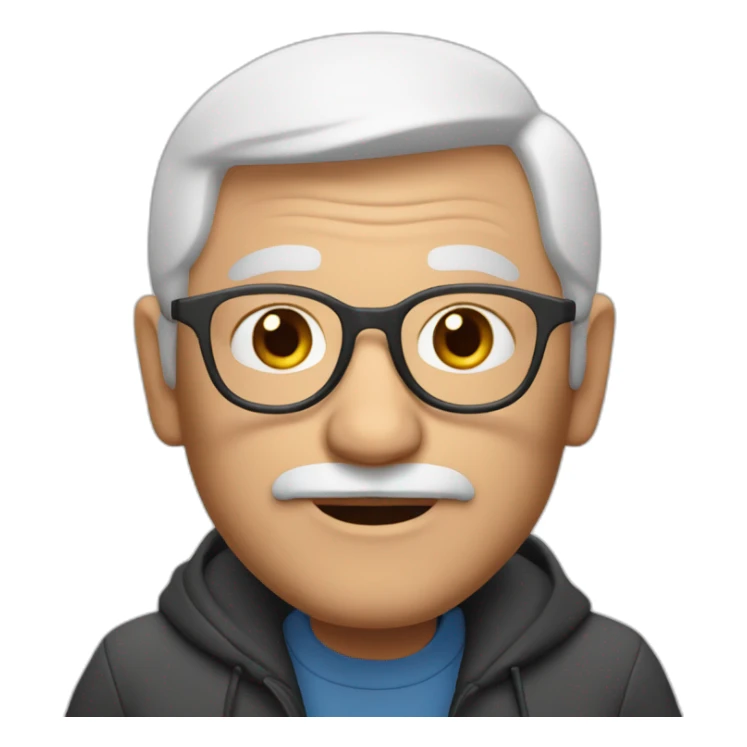 Memoji grandpa europ sticker