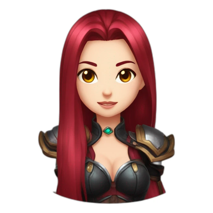 Katarina league of legends sorry sfw sticker