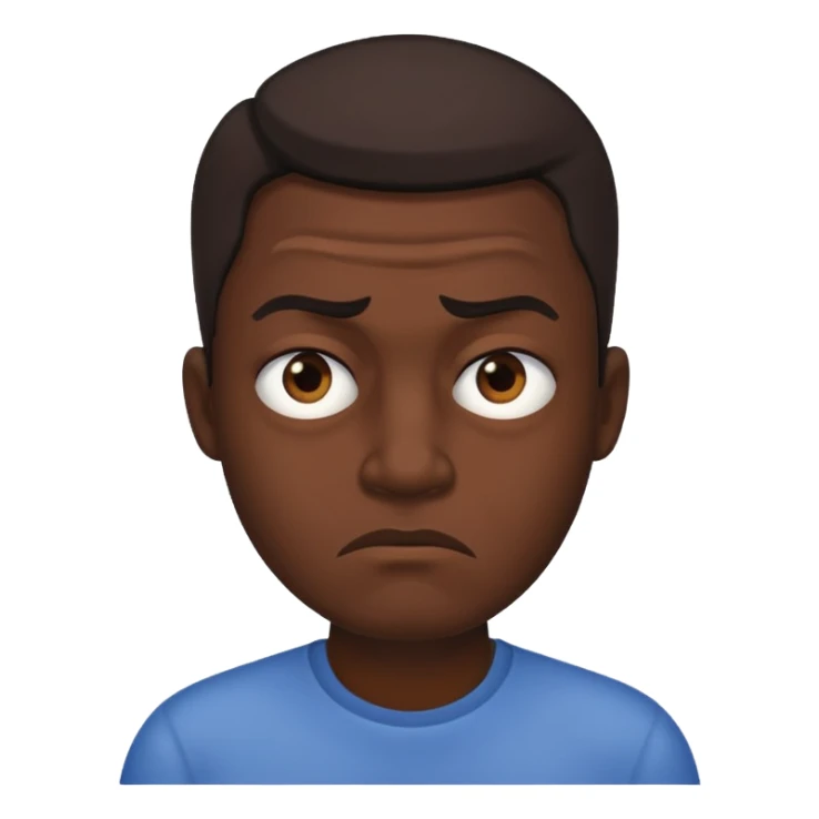 Quero que esse emoji tenha a expressão de nojo 🙎🏾‍♂️ sticker