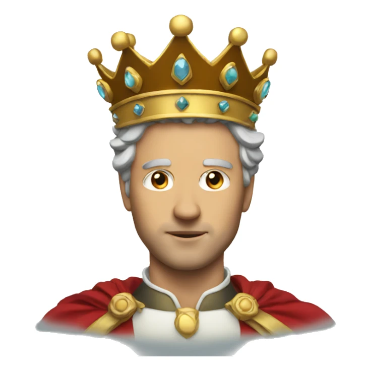 Lord with a crown sticker