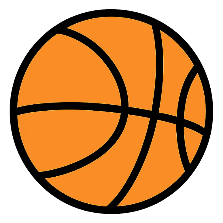 Basketball sticker