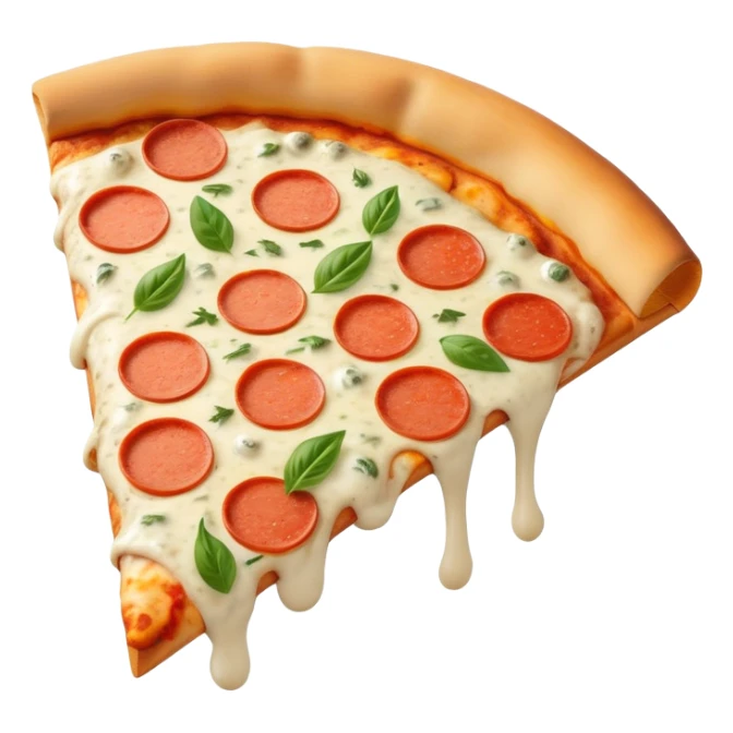 Pizza made out of ranch sticker