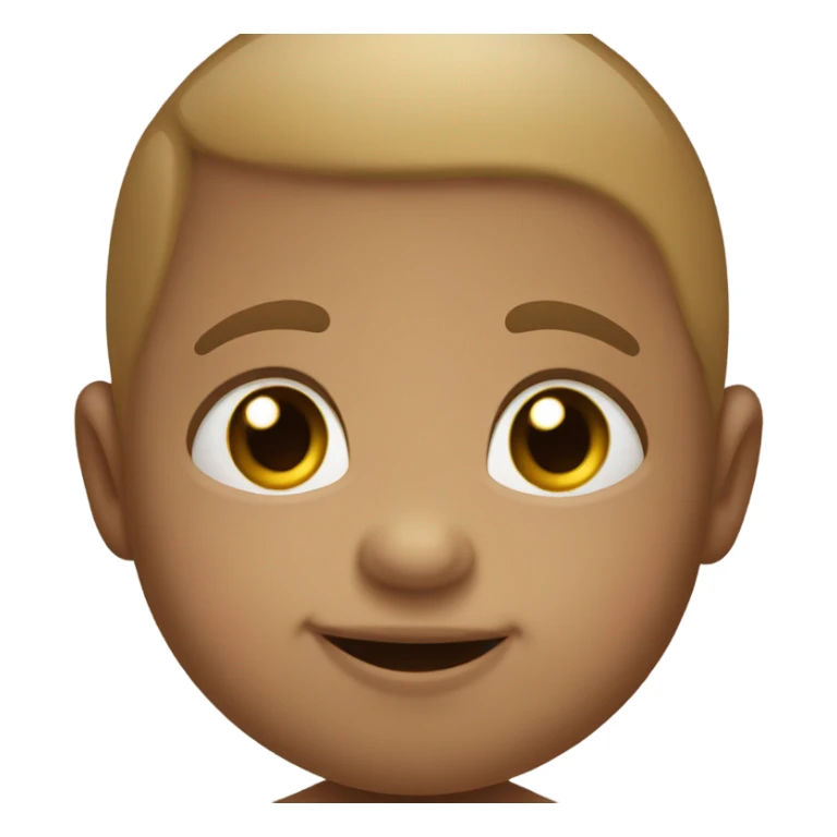 baby emoji head and neck sticker