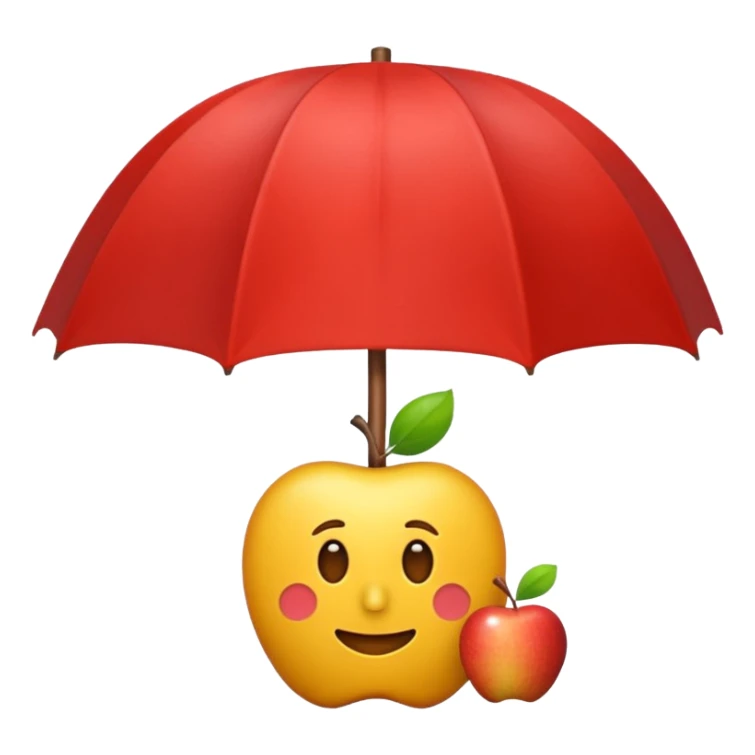 Erstelle mir einen Fallschirmspringer im Apple Emoji style sticker