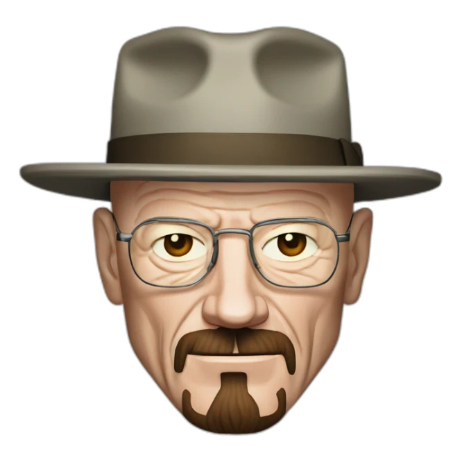 Heisenberg walter white breaking bad Bryan crankston sticker
