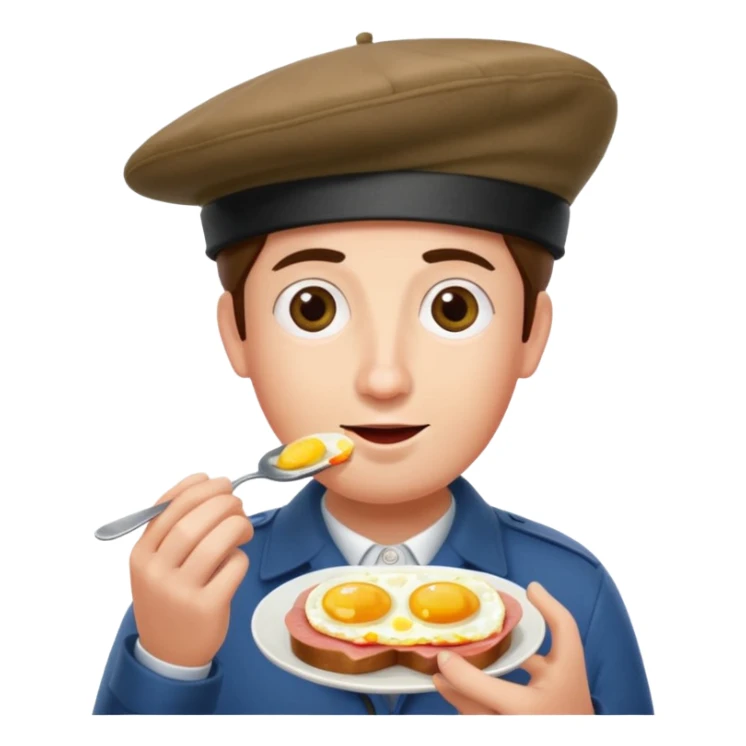 SPAM AND EGGS in paris sticker