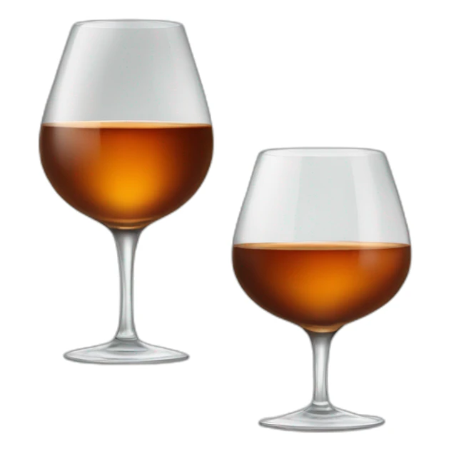glass of cognac sticker