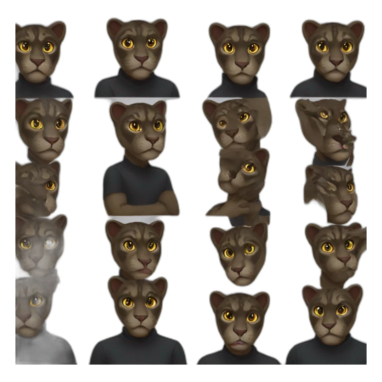 panther meme sticker
