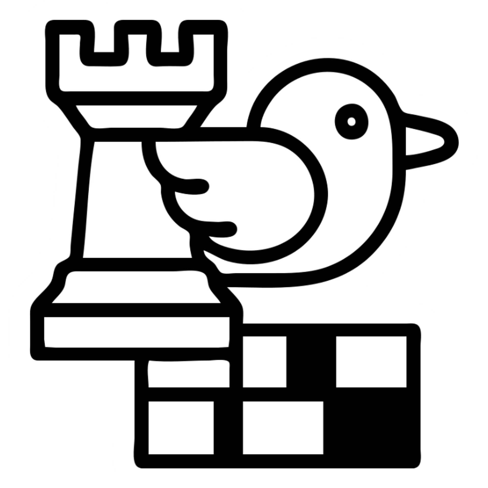 Chess flappy bird game  sticker