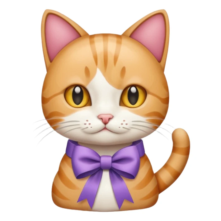 Kurdele takıp kapak yapan kedi sticker