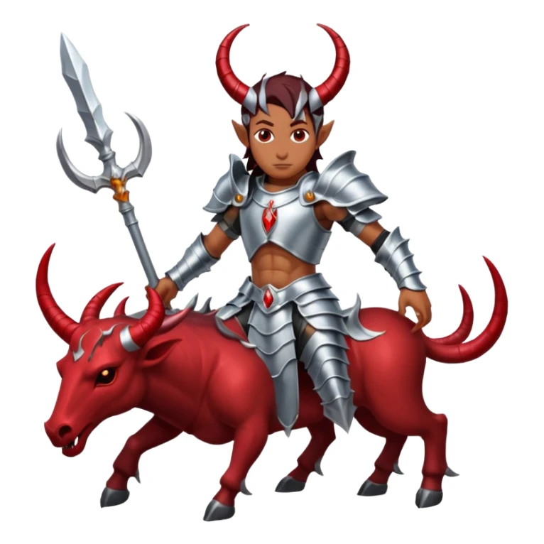 Arcangel san miguel pisando un demonio sticker