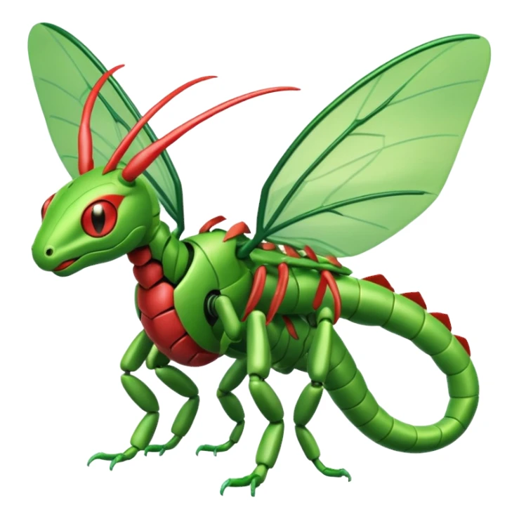 Caterpie-Flygon-Scyther-fusion sticker