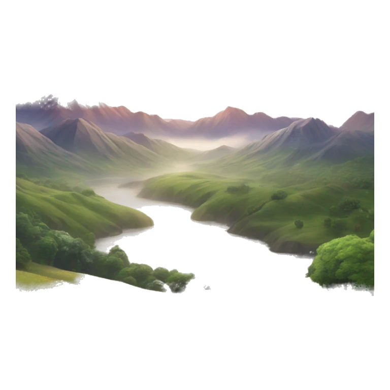 A beautiful landscape with a Beautiful sky sticker