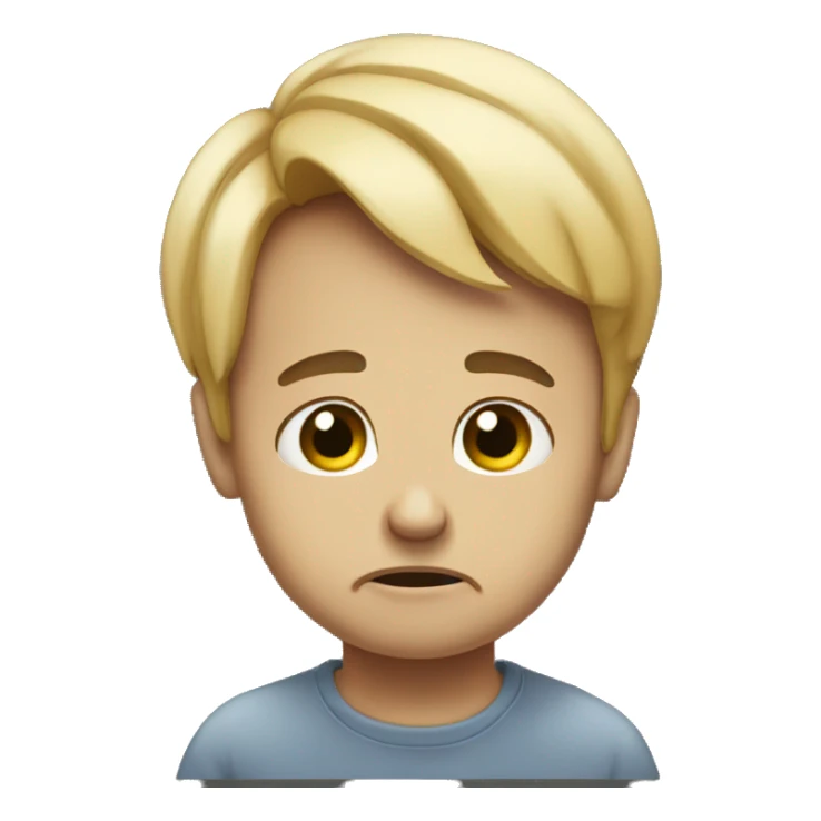 a super very ultra sad very very sad emoji sticker