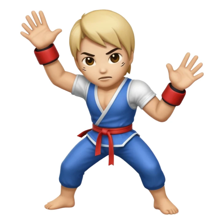 crea un'emoji stile tekken sticker