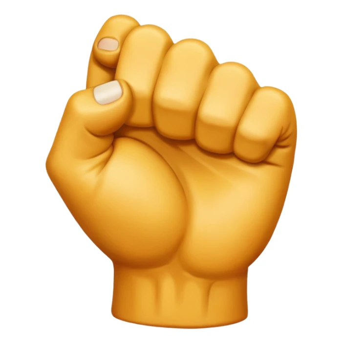 back of veiny fist rearview sticker