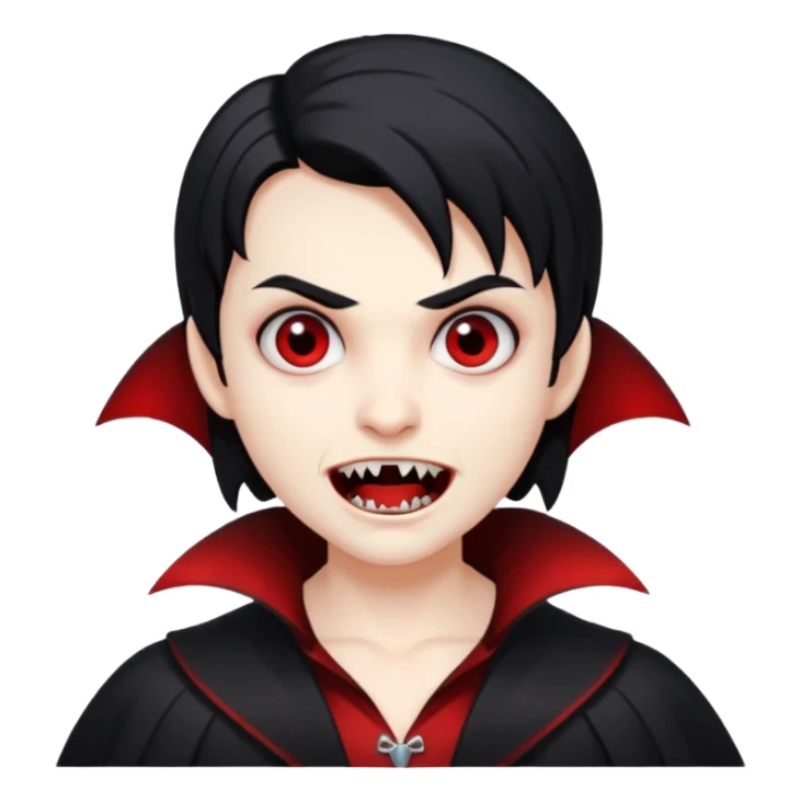 vampire cute sticker