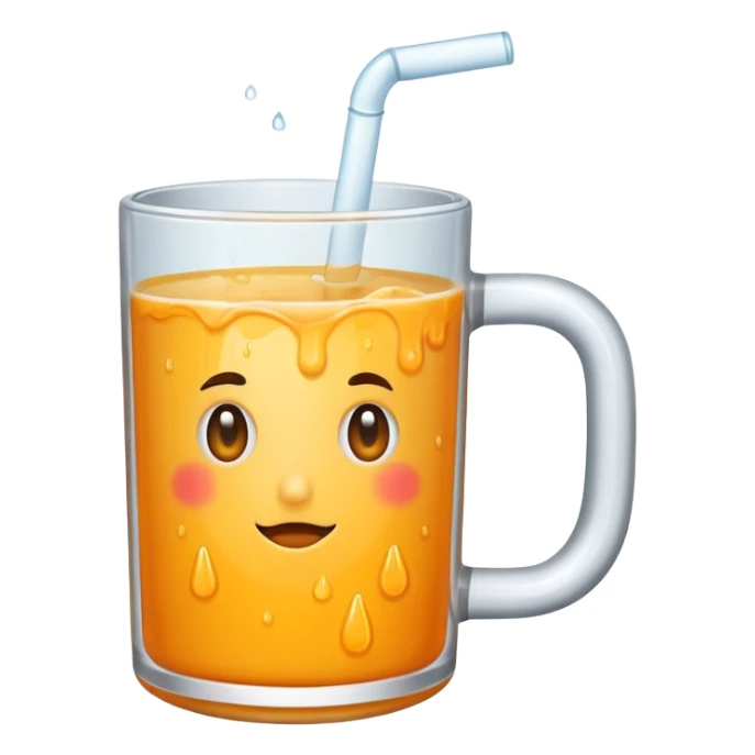 I want a mug of juice for the gym. sticker