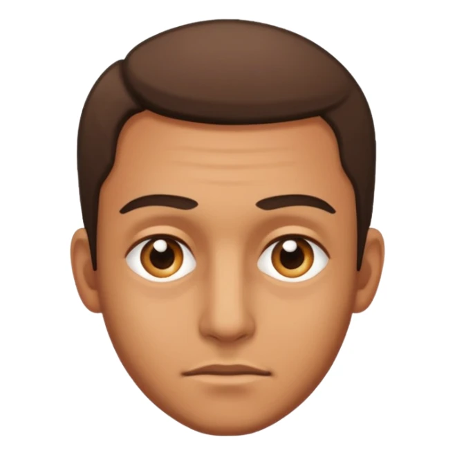 ecchymosis near the man's eye sticker